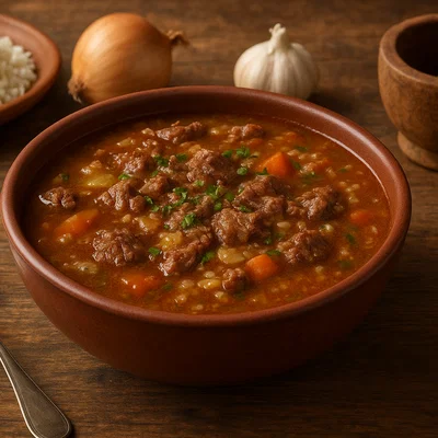 Soyo – Kräftige paraguayische Rindfleischsuppe (So'o-Yosopy)