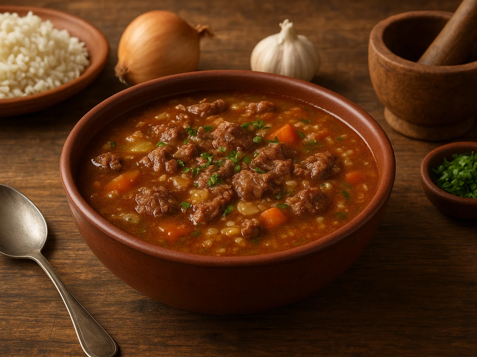 Soyo – Kräftige paraguayische Rindfleischsuppe (So'o-Yosopy)