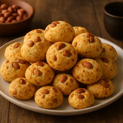Chipa Manduvi – Paraguayische Käsebrötchen mit Erdnüssen
