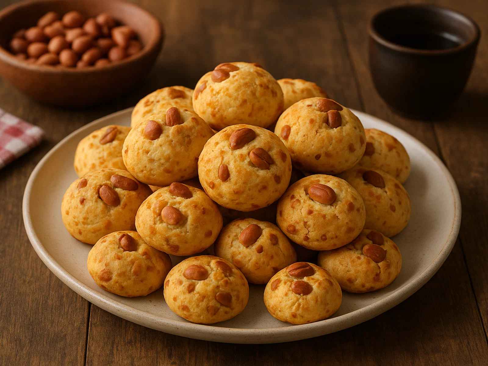 Chipa Manduvi – Paraguayische Käsebrötchen mit Erdnüssen
