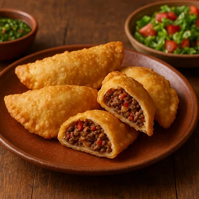 Pastel Mandi’o – Frittierte Maniok-Teigtaschen mit Hackfleisch
