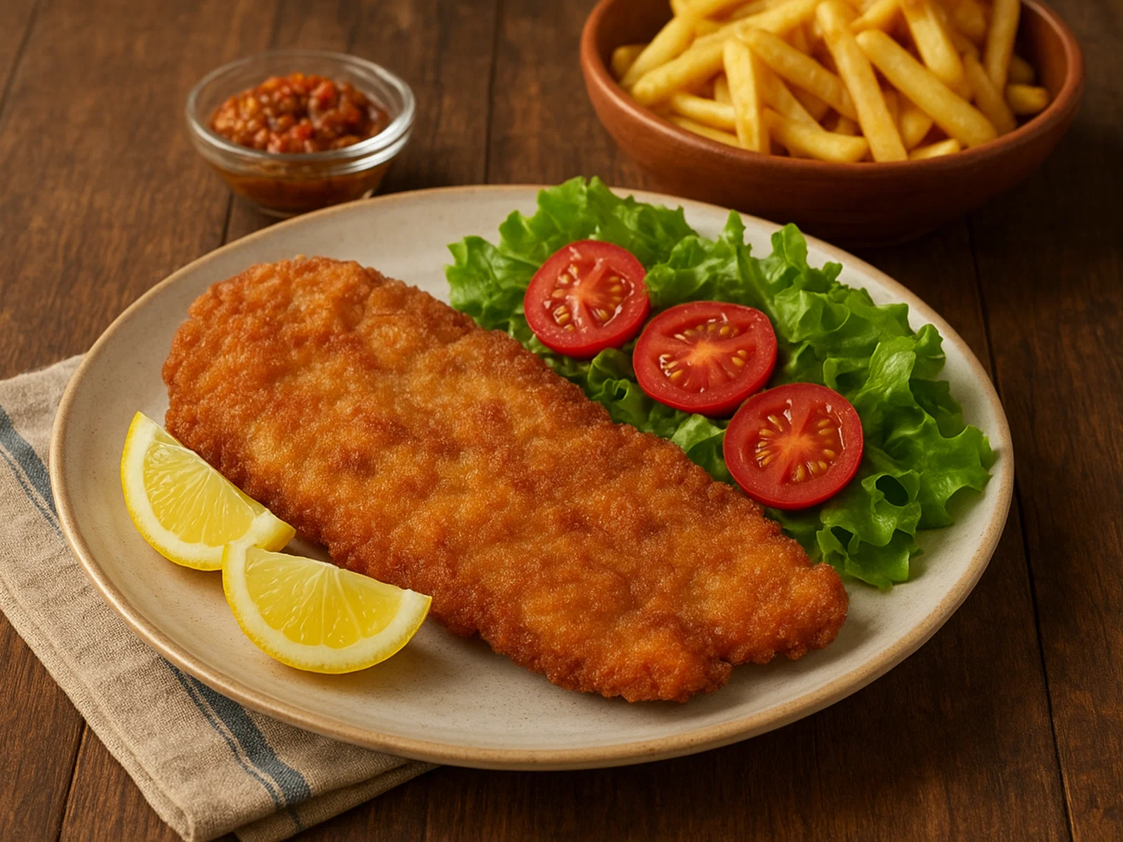 Milanesa de Surubí – Paniertes Surubí-Filet