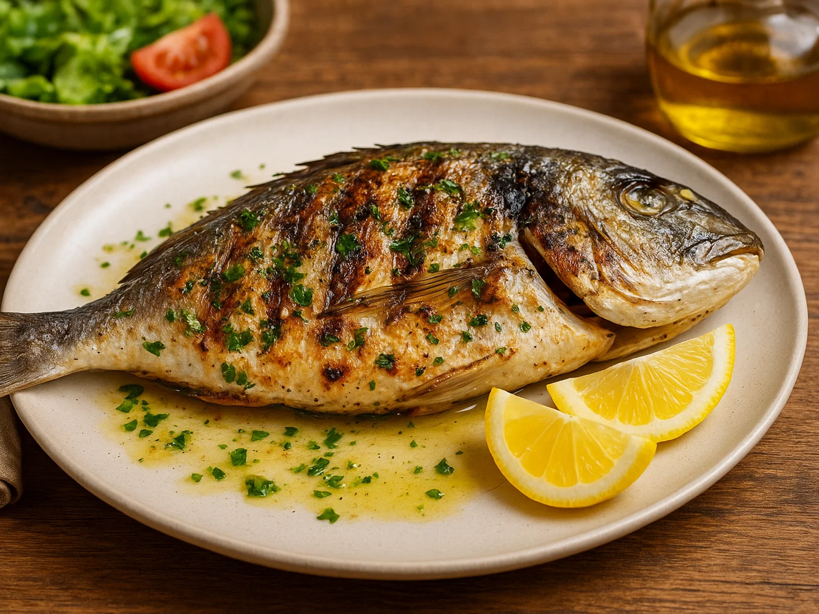 Dorado a la parrilla – gegrillter Dorado-Flussfisch