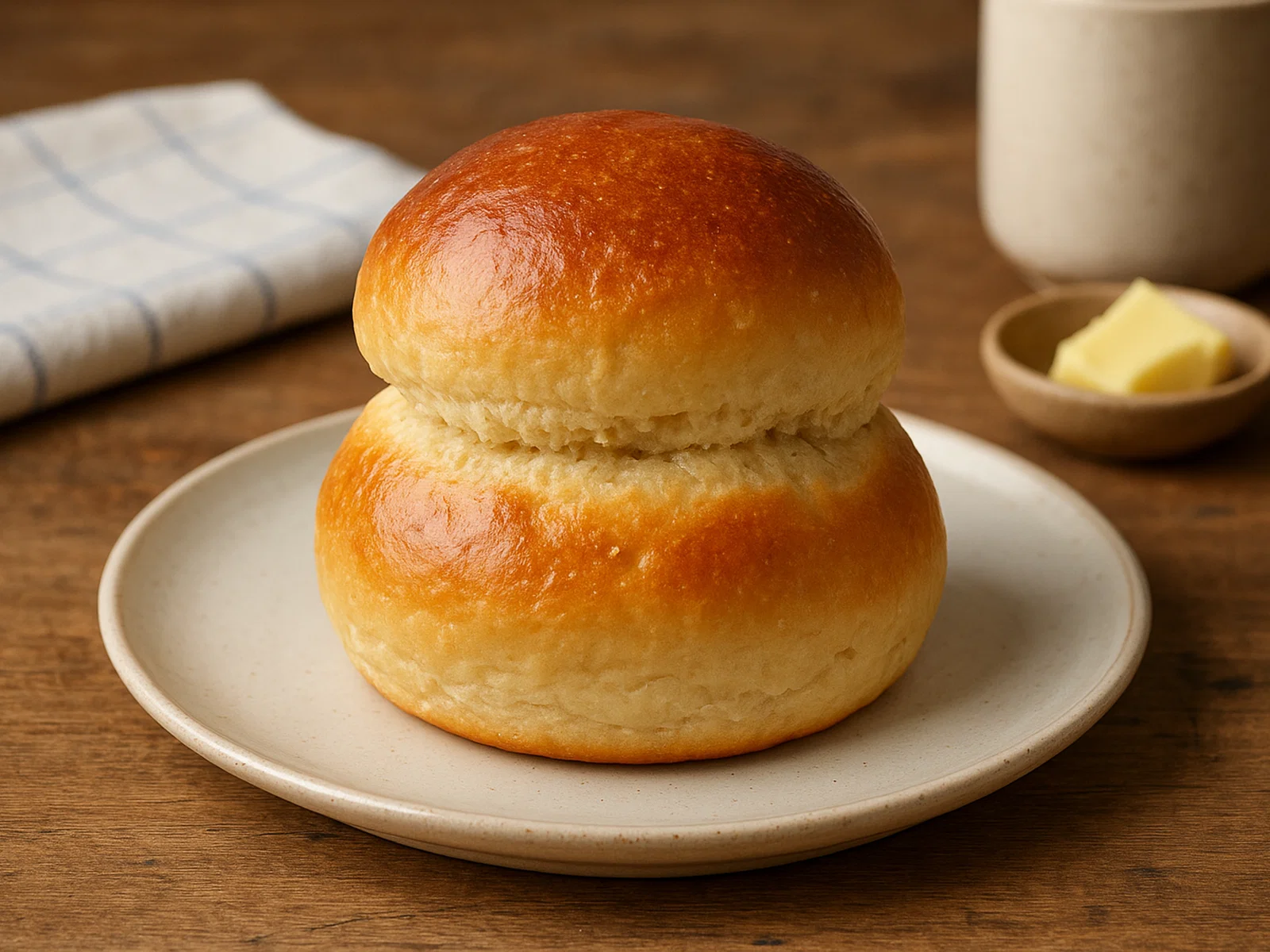 Mennonitischer Zwieback (Doppelte Faspa-Brötchen)