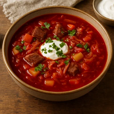 Borscht chaqueño – Rote‑Bete‑Suppe der Chaco‑Mennoniten