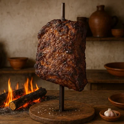 Asado a la Estaca Chaqueño (Spießbraten aus dem Chaco)