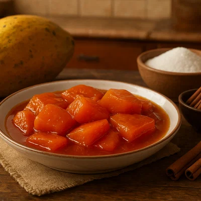 Dulce de Mamón – Papaya im Sirup
