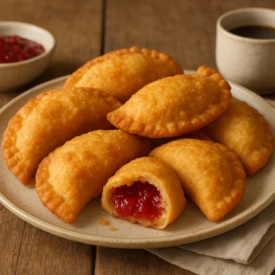 Pastel de dulce – frittierte süße Teigtaschen mit Konfitüre
