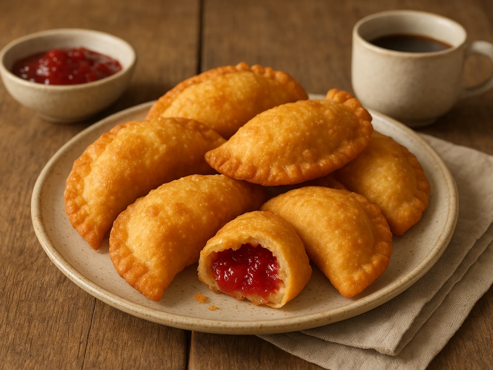 Pastel de dulce – frittierte süße Teigtaschen mit Konfitüre