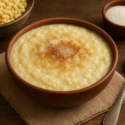 Ka'guyjy – Süßer weißer Maisbrei mit Milch