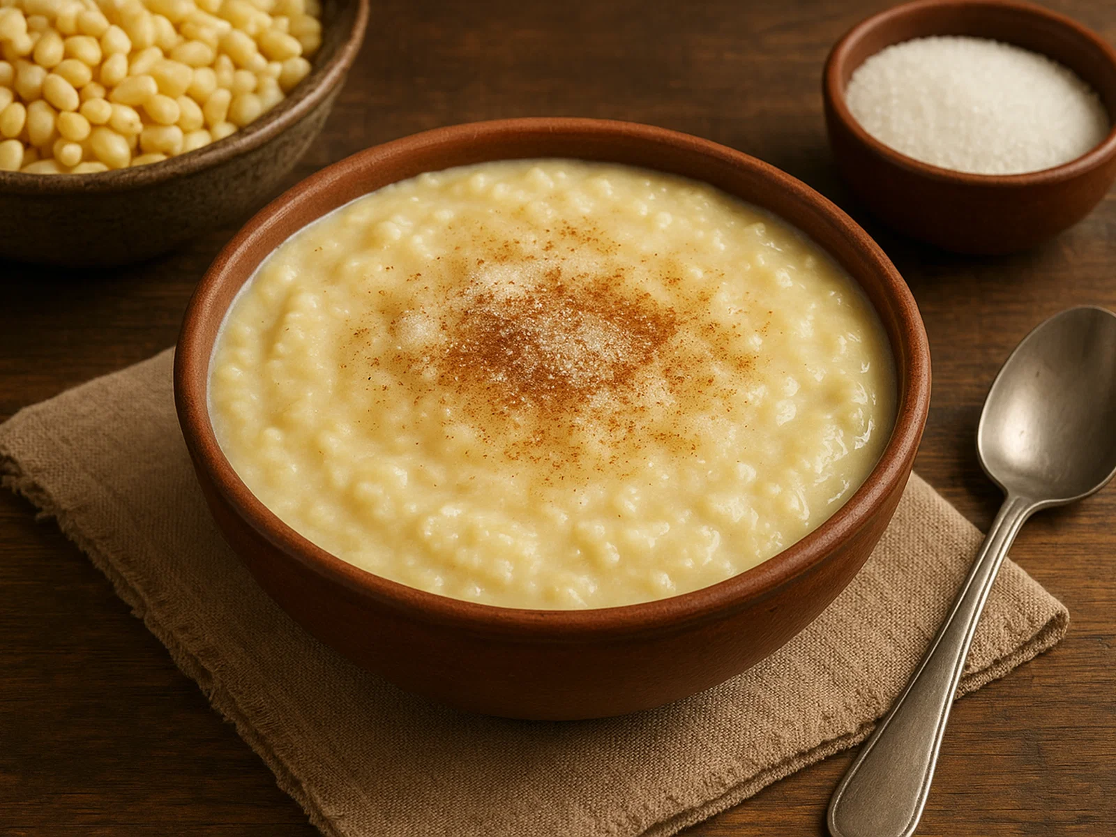 Ka'guyjy – Süßer weißer Maisbrei mit Milch