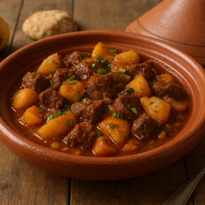 Tagine de boeuf aux coings – Rindfleischschmorgericht mit Quitten
