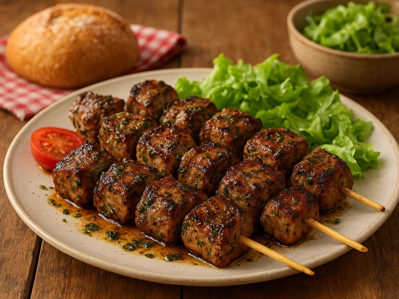 Brochettes de Viande – Marinierte Fleischspieße vom Grill