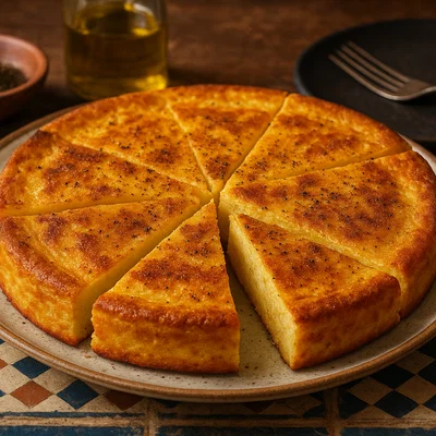 Karane – gebackener Kichererbsenmehl-Flan aus Oujda