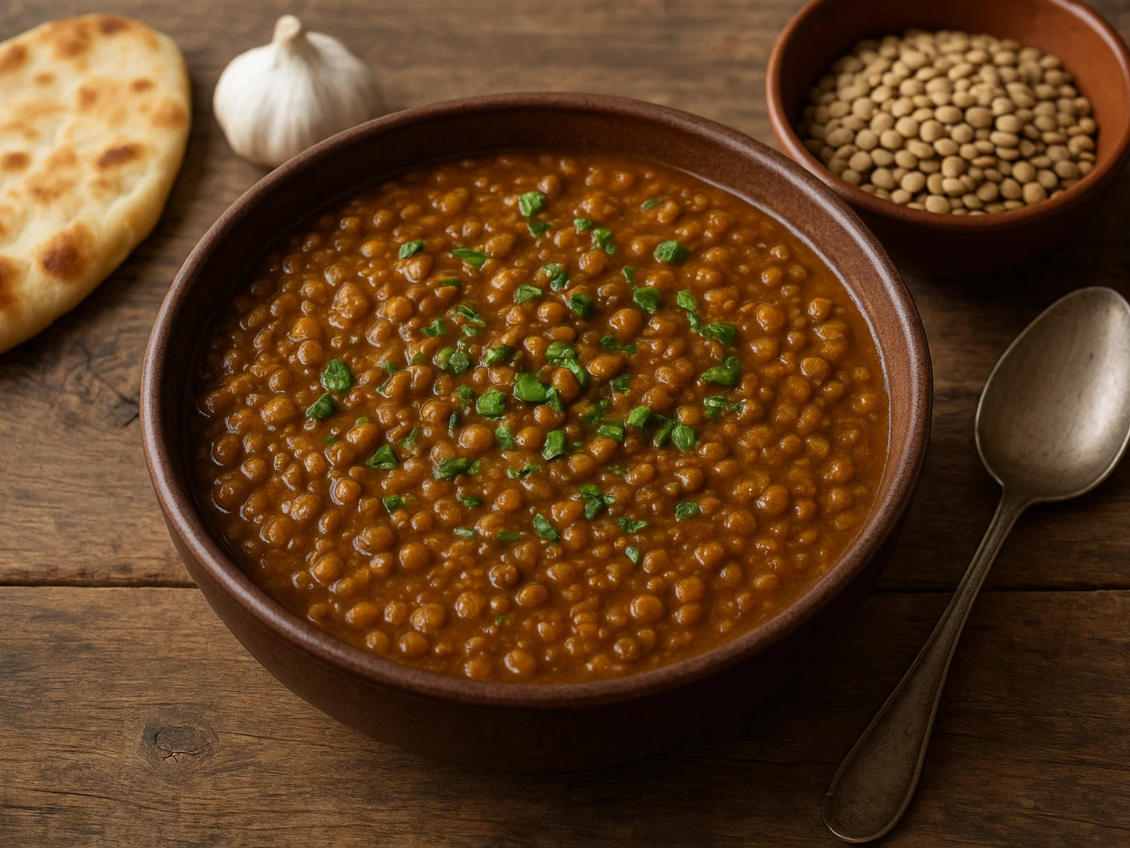 Adès – würziger Linseneintopf mit Knoblauch und Kreuzkümmel