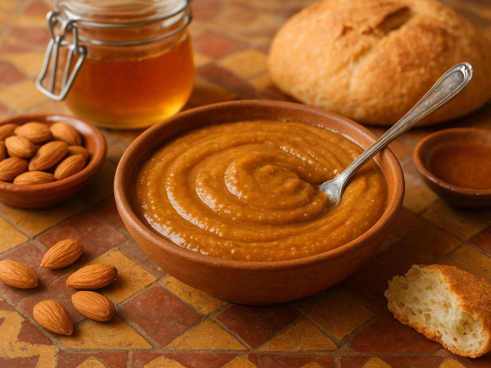 Amlou – Marokkanische Mandel-Argan-Creme mit Honig