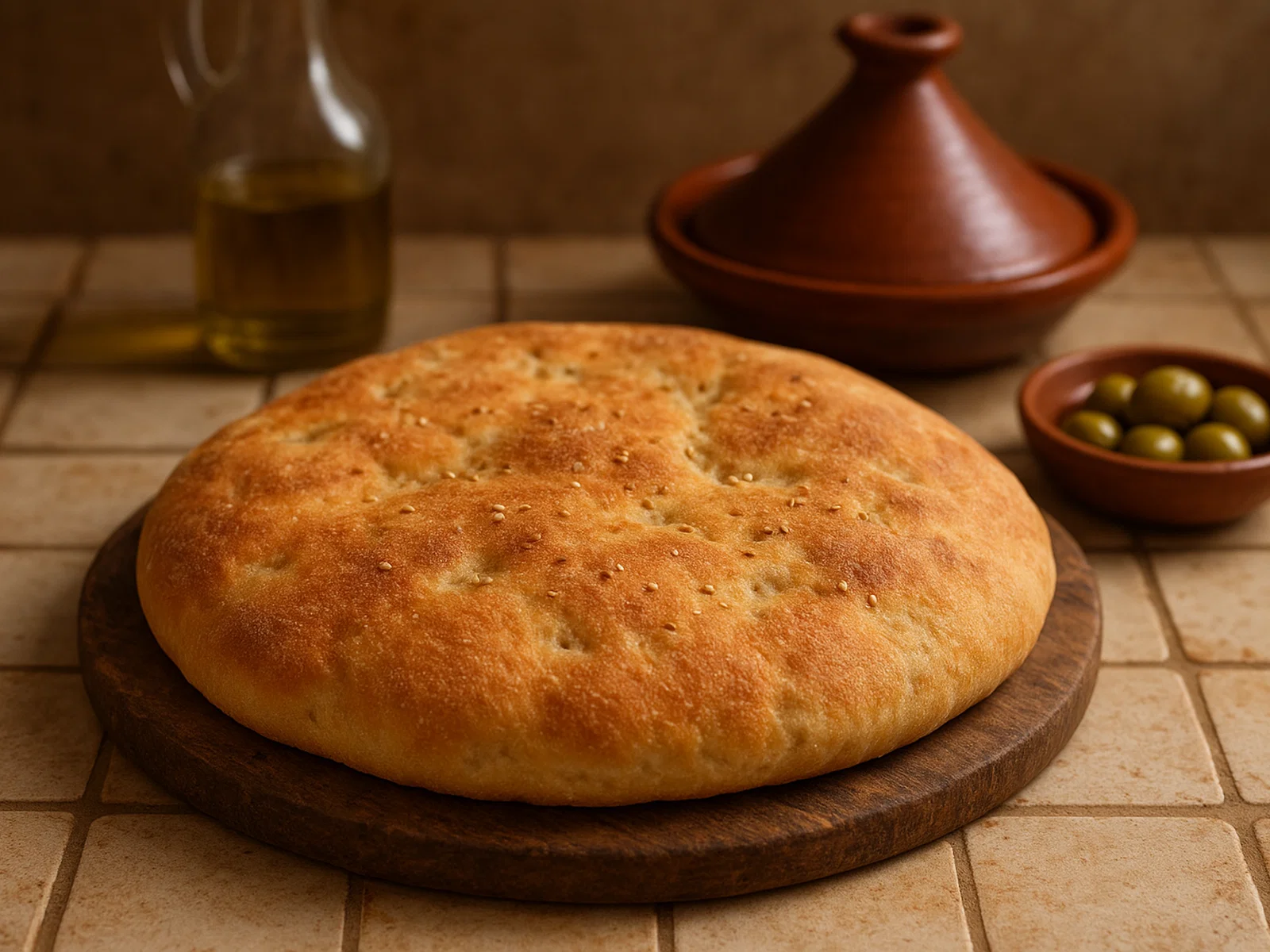 Khobz – Marokkanisches Rundbrot