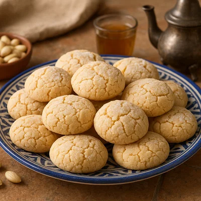 Ghriba aux amandes – marokkanische Mandelkekse