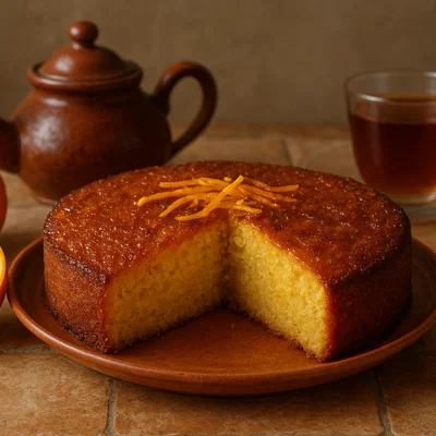 Meskouta – Saftiger Orangenkuchen