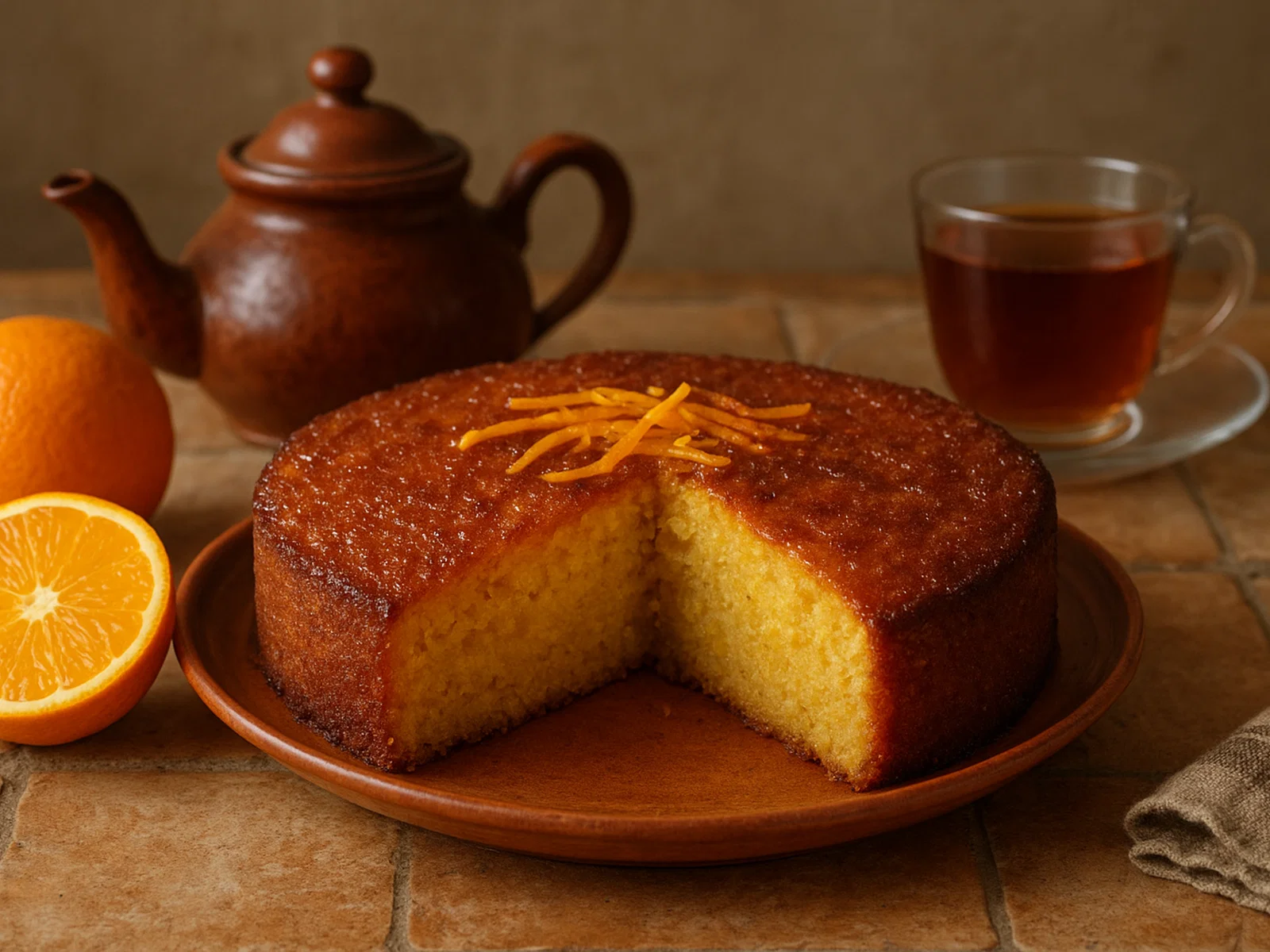 Meskouta – Saftiger Orangenkuchen