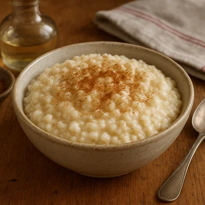 Riz au lait – Französischer Milchreis mit Zimt und Orangenblütenwasser