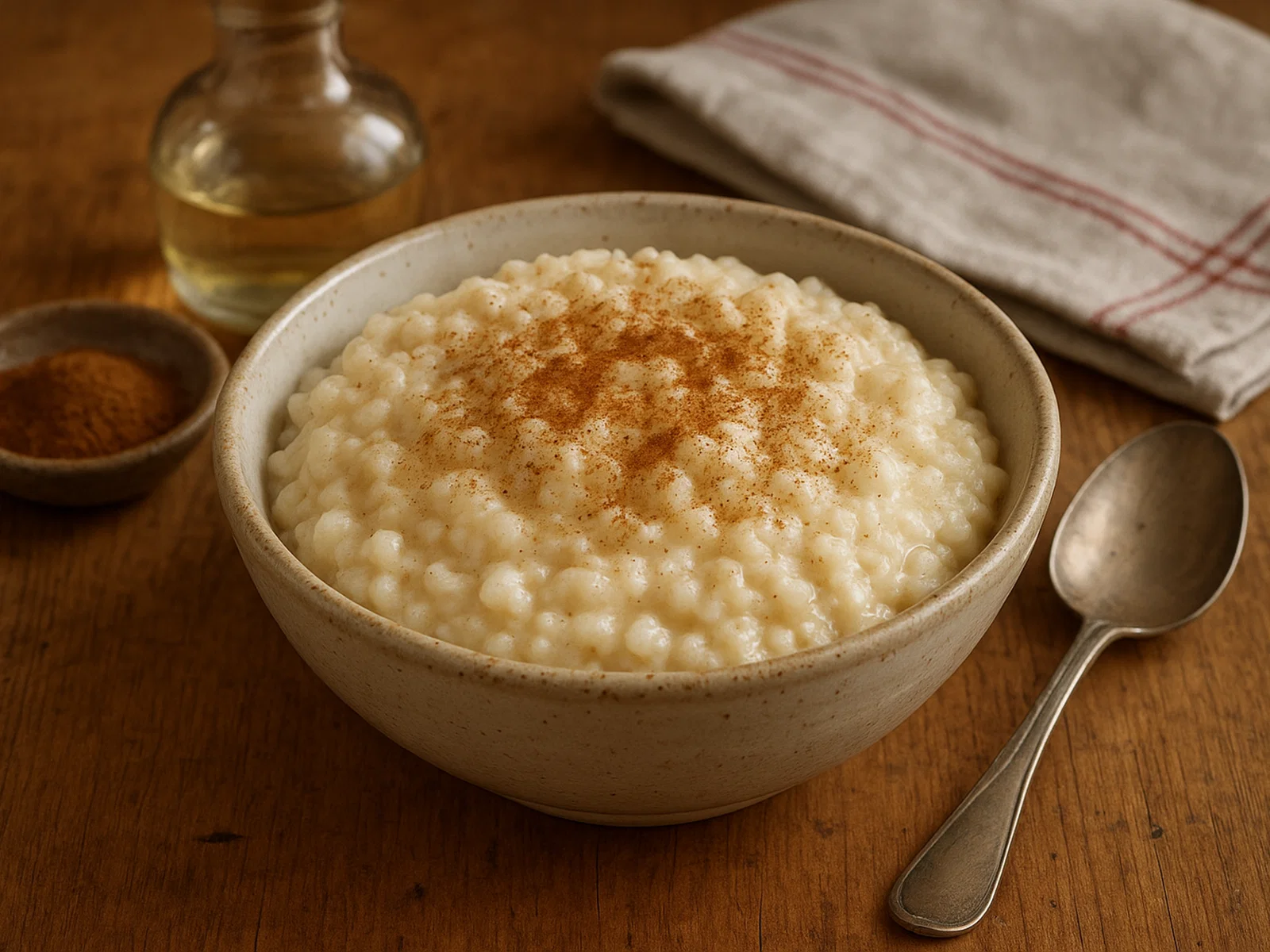 Riz au lait – Französischer Milchreis mit Zimt und Orangenblütenwasser