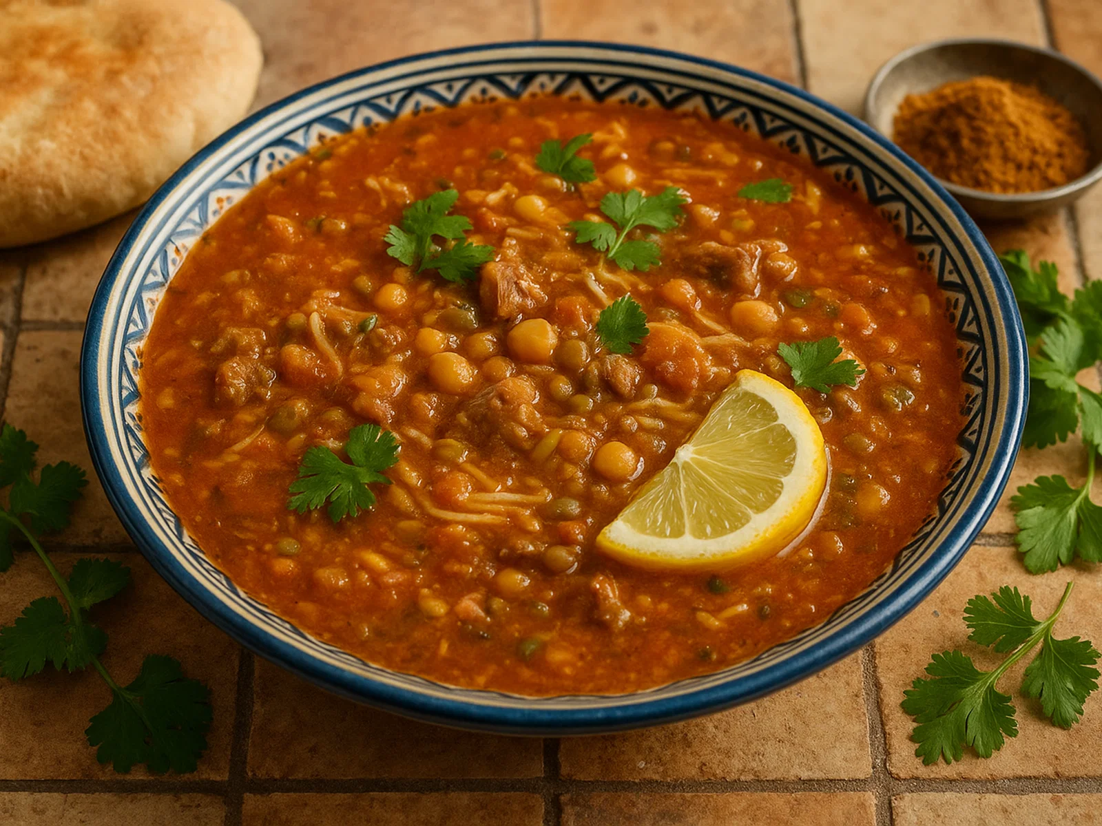 Harira fassia – reichhaltige Suppe aus Fès