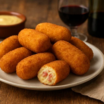 Croquetas de Jamón – Spanische Schinken-Kroketten