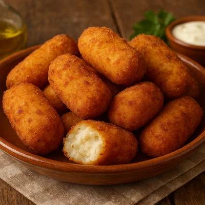 Croquetas de Bacalao – Spanische Stockfisch-Kroketten