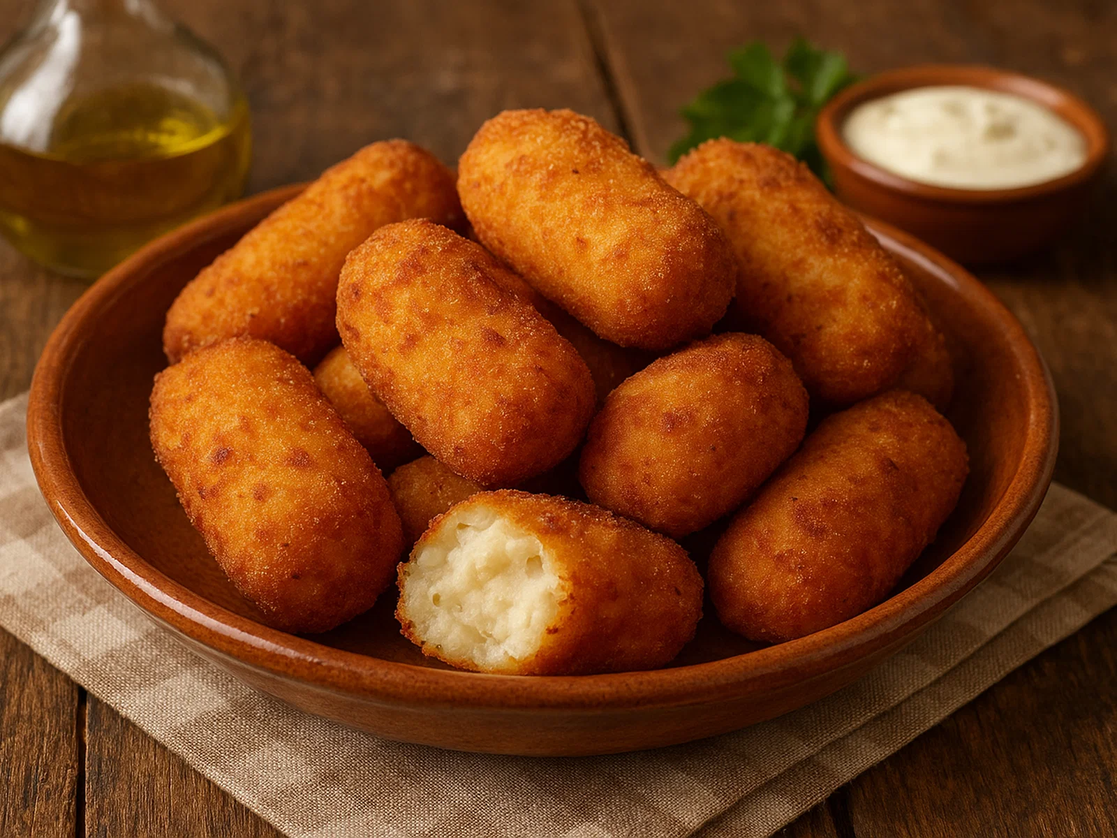 Croquetas de Bacalao – Spanische Stockfisch-Kroketten