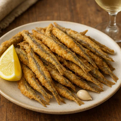 Boquerones fritos – Frittierte frische Sardellen
