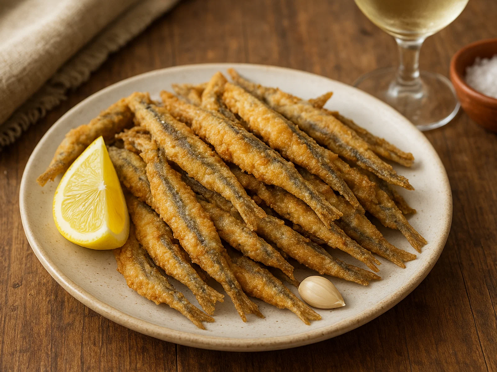 Boquerones fritos – Frittierte frische Sardellen