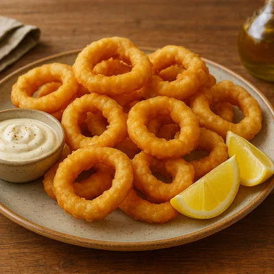 Calamares a la romana – Frittierte Tintenfischringe im Backteig