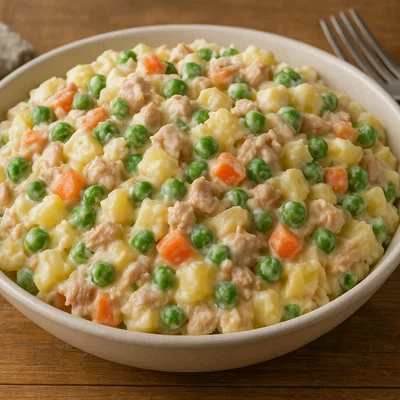 Ensaladilla rusa – spanischer Kartoffel-Gemüse-Salat