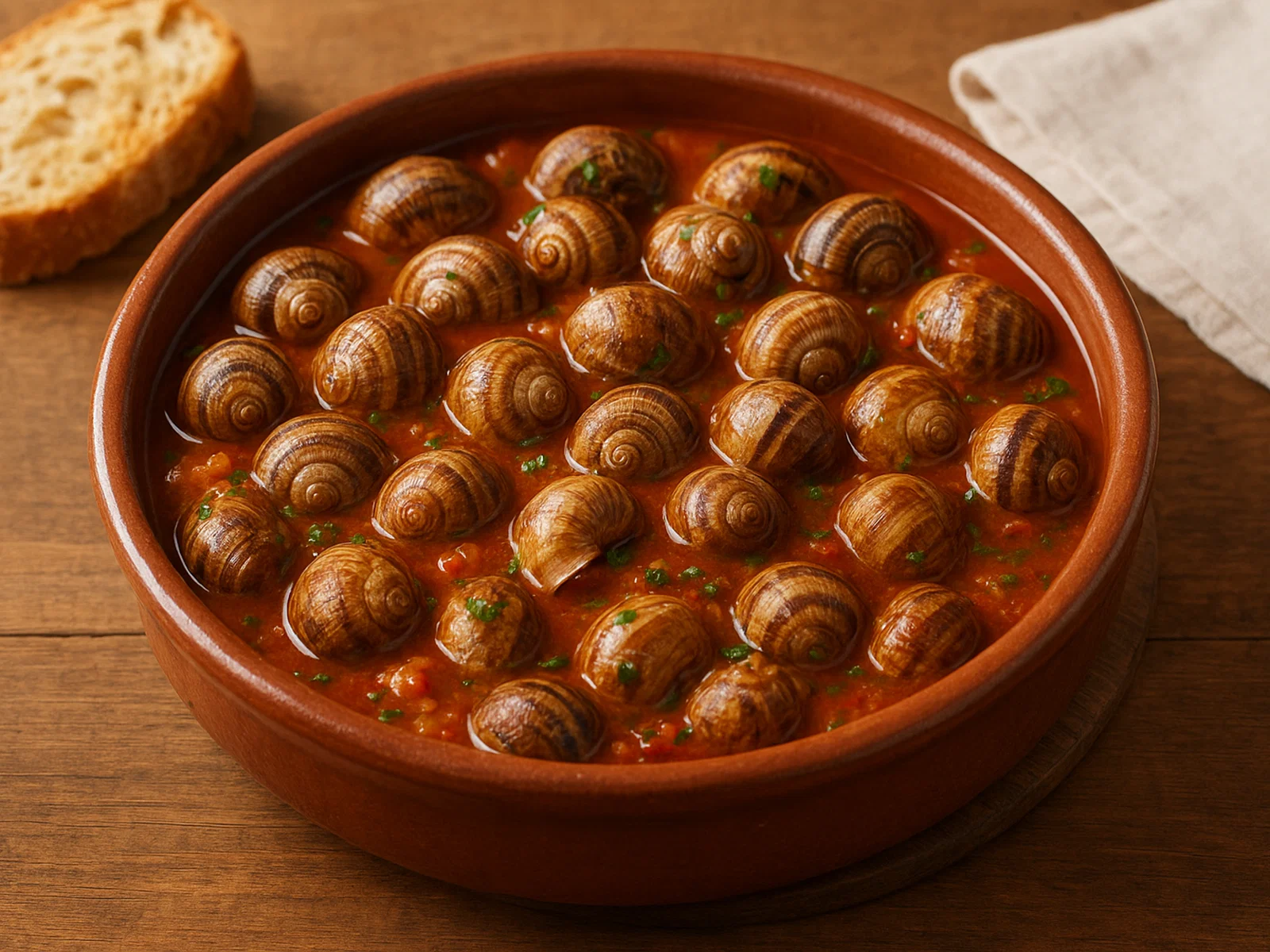 Caracoles – Schnecken in würziger Brühe
