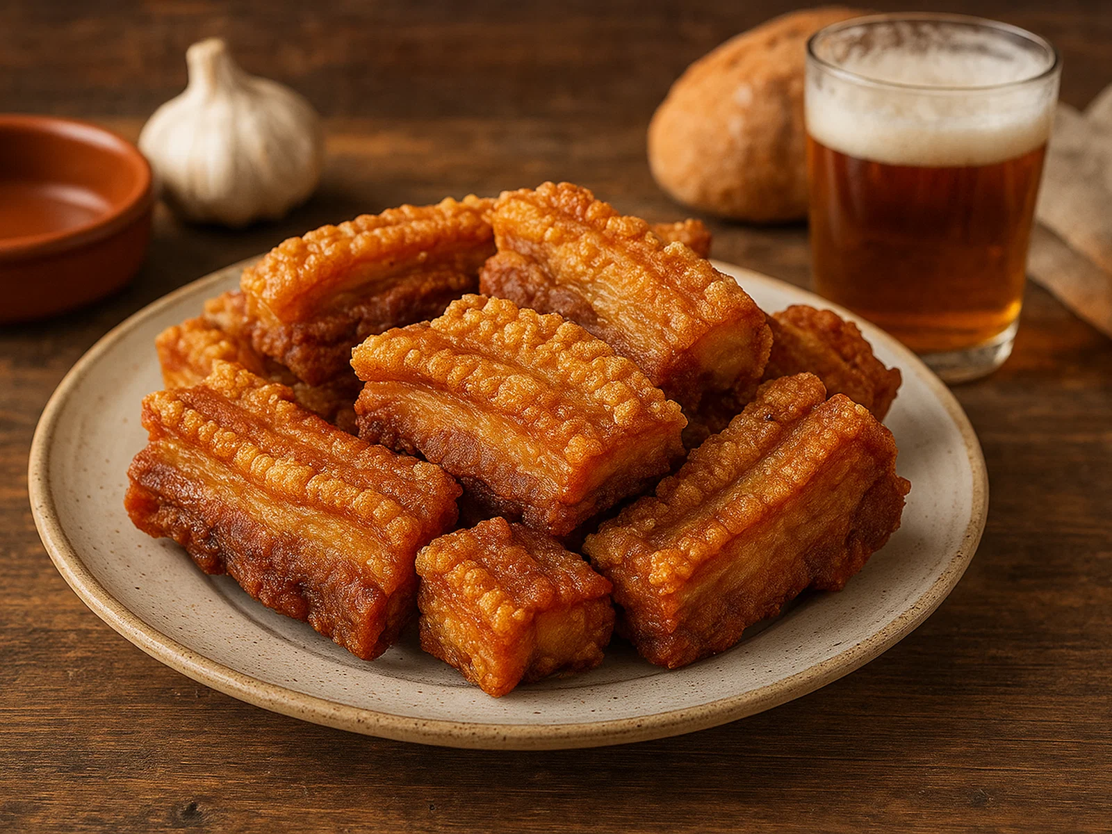 Torreznos – knusprig frittierter Schweinebauch