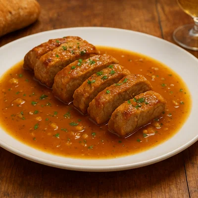 Solomillo al Whisky – Schweinefilet in Knoblauch-Whisky-Soße