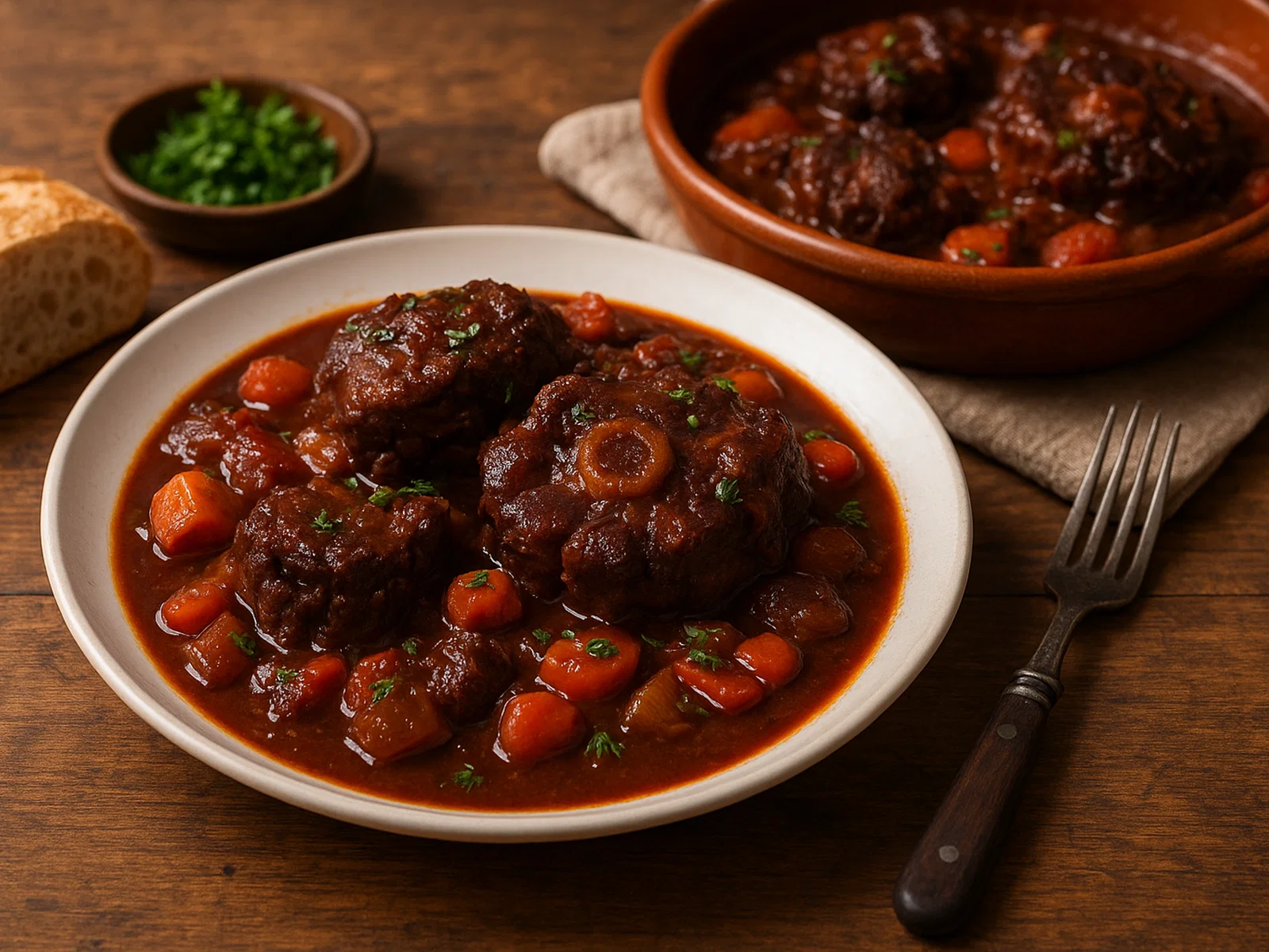 Rabo de Toro – Geschmorter Ochsenschwanz in Rotwein