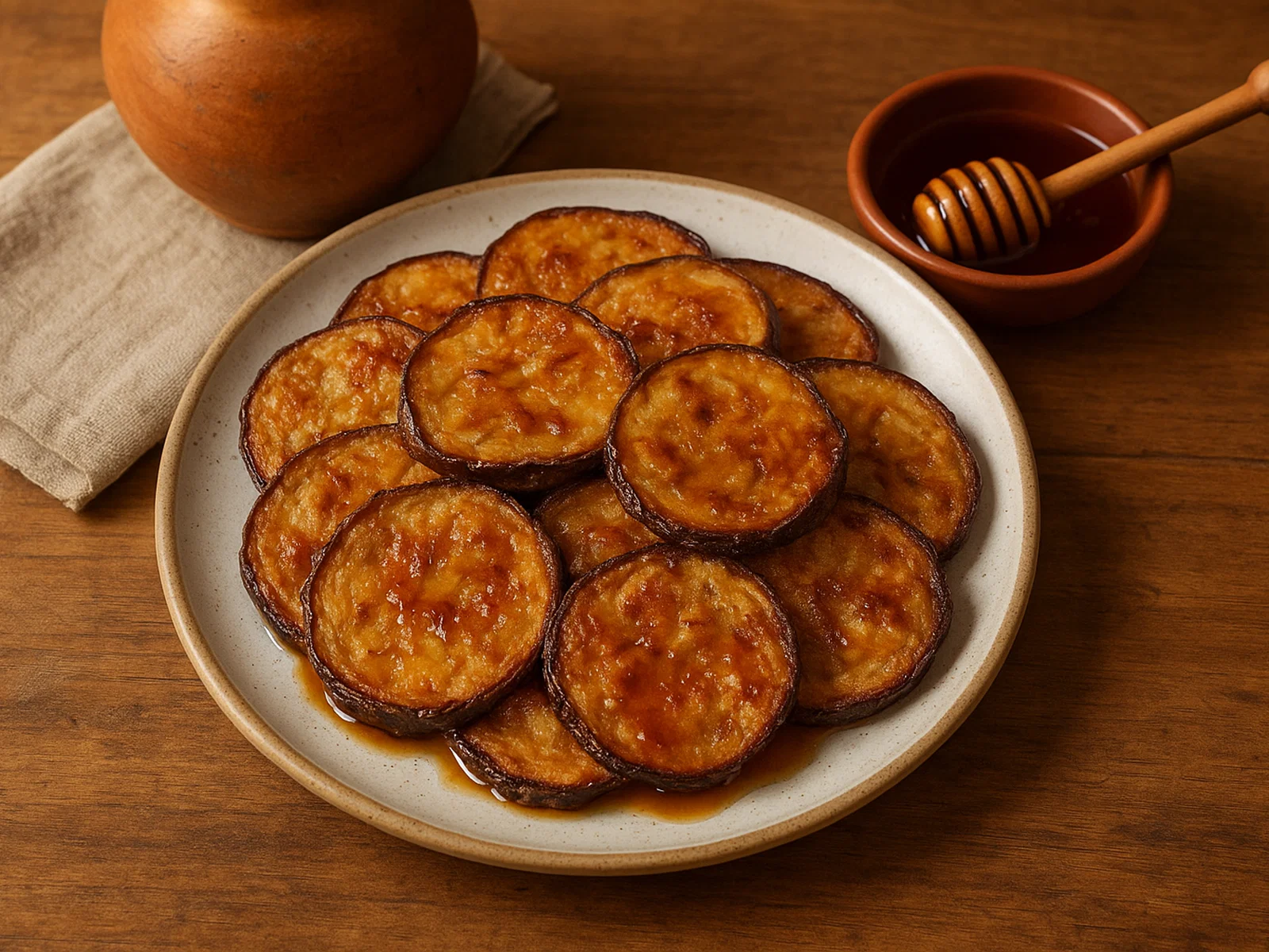 Berenjenas con miel – Frittierte Auberginen mit Zuckerrohrsirup