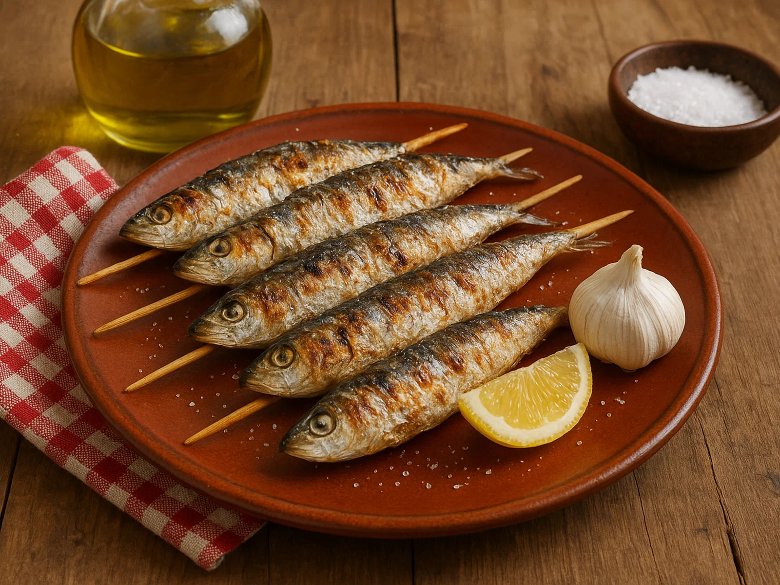 Espetos de Sardinas – Malagische Sardinenspieße vom Glutgrill