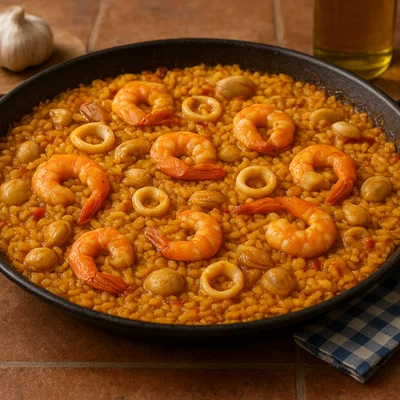 Arroz del Senyoret – spanischer Meeresfrüchtereis