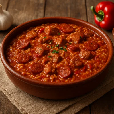 Arroz a la zamorana – Deftiger Reis mit Schweinefleisch aus Zamora