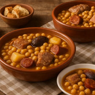 Cocido lebaniego – Kichererbsen-Eintopf aus dem Liébana-Tal