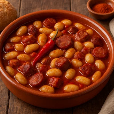 Michirones – Dicke Bohnen mit Chorizo und Chili