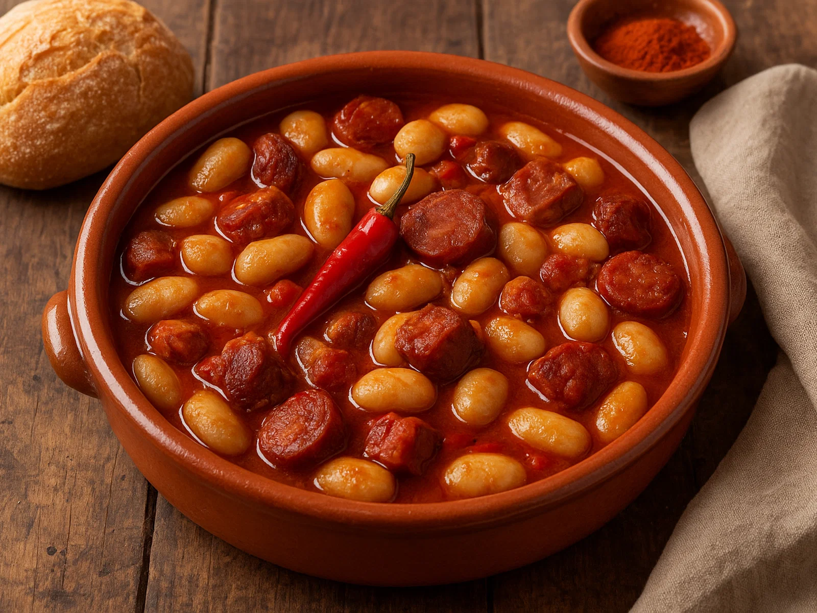 Michirones – Dicke Bohnen mit Chorizo und Chili