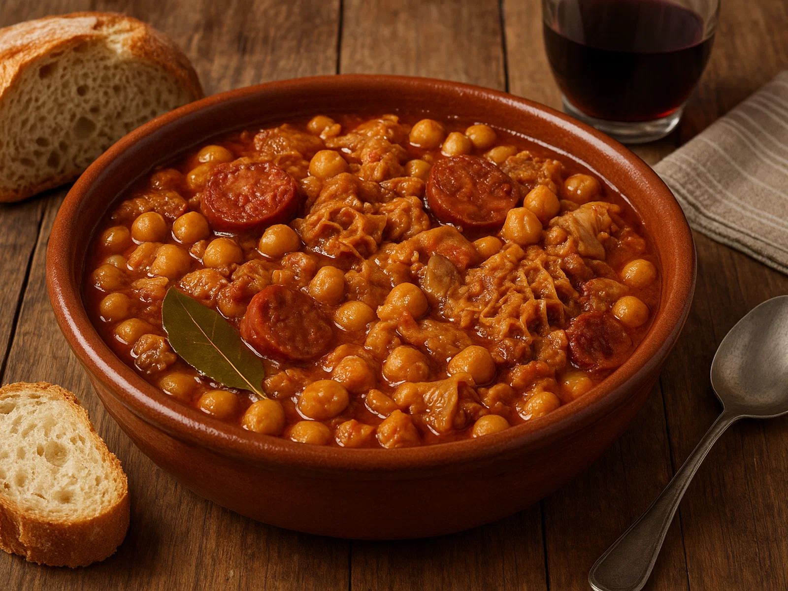 Garbanzos con Callos – Kichererbsen mit Kutteln