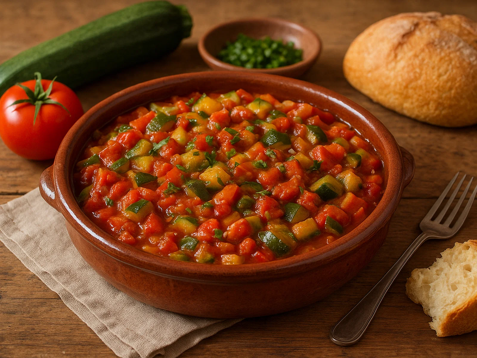 Pisto Manchego – Spanischer Gemüse-Schmortopf
