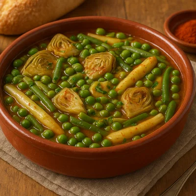 Menestra de Verduras – Geschmortes spanisches Frühlingsgemüse