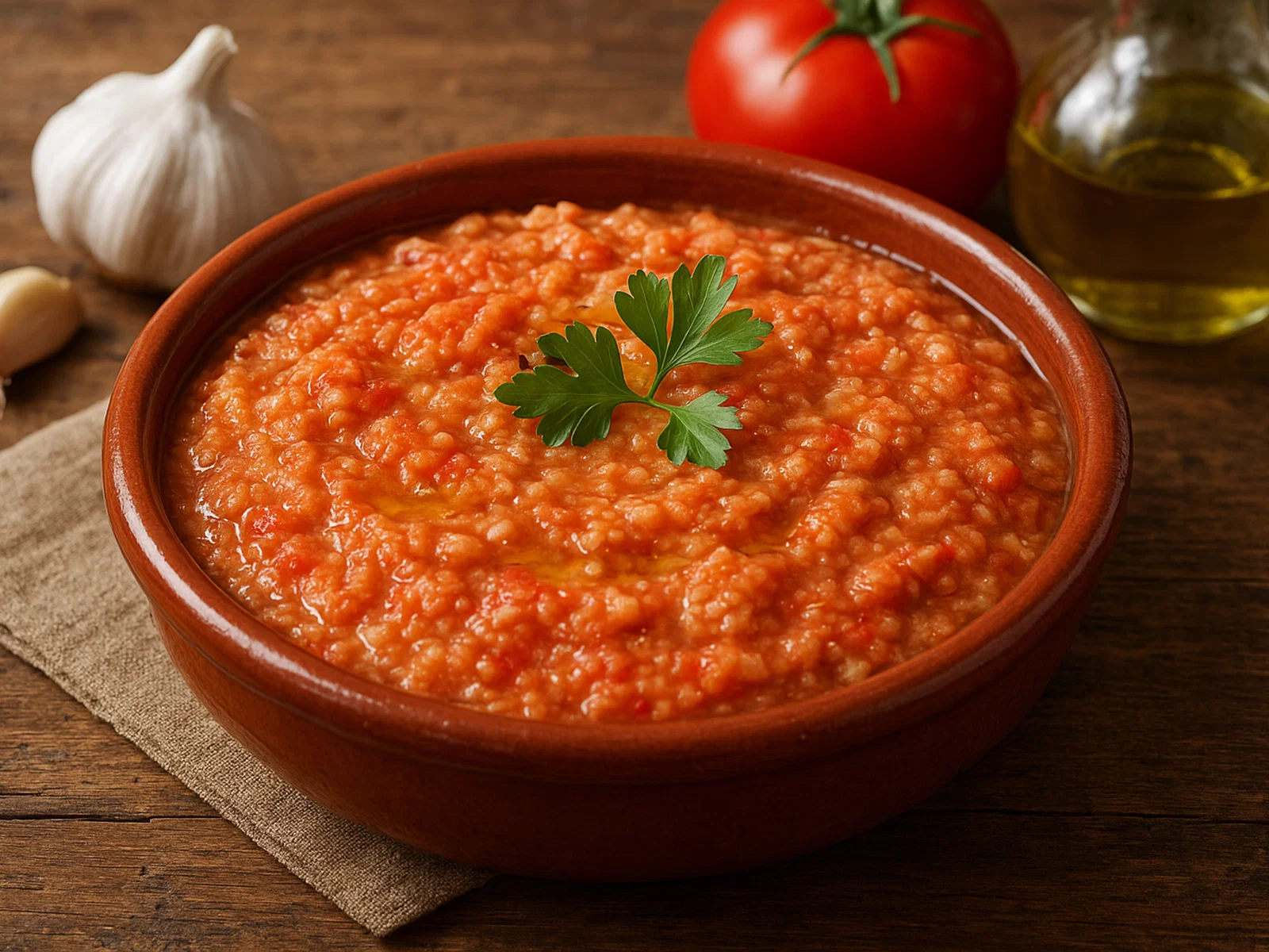 Cojondongo – Kalte Brot-Tomaten-Knoblauch-Speise
