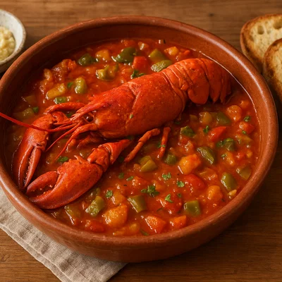 Caldereta de Langosta (Menorquinischer Langusteneintopf)